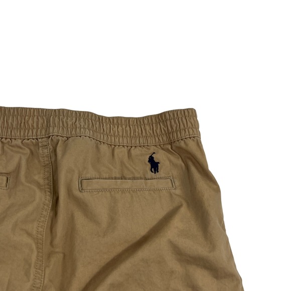 3/29 Polo Ralph Lauren Boys Khaki Chino Joggers Pants Elastic Waist Large 14/16 - Picture 3 of 9